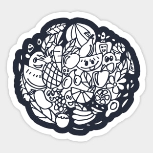 Fruits and Vegetables Sticker